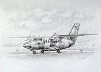 Pencil drawing L-410